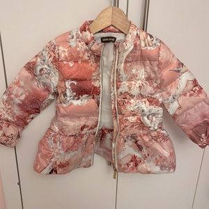 Roberto Cavalli kids warm coat 2t fits 3t